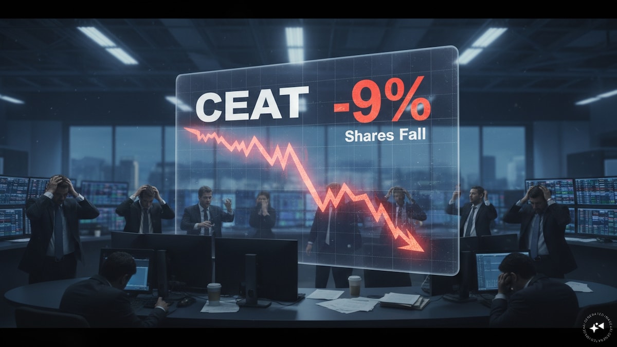 CEAT shares fall up to 9% after higher costs hit Q1 margins