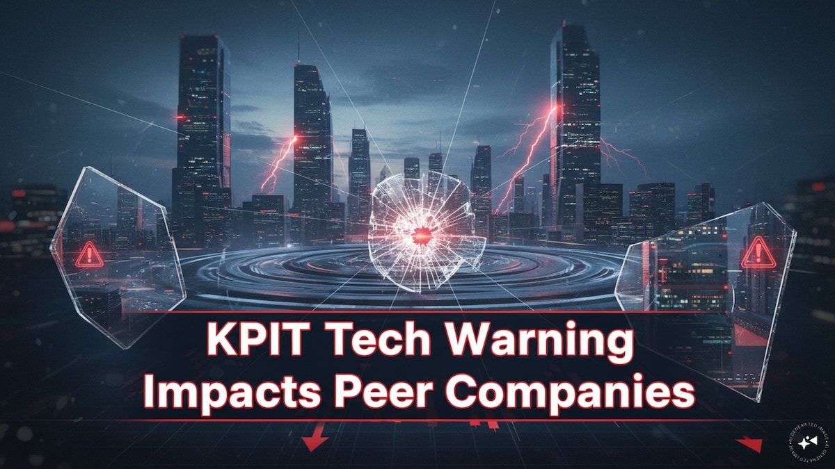 KPIT Tech's warning causes a ₹6,000 crore dent in the market cap of its peers
