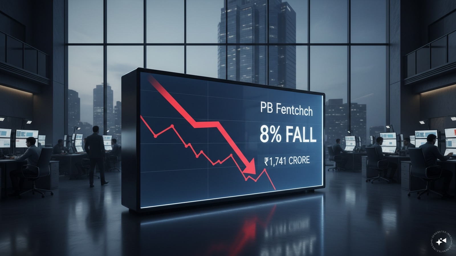 PB Fintech Block Deal: Stock falls 8% after shares worth ₹1,741 crore change hands