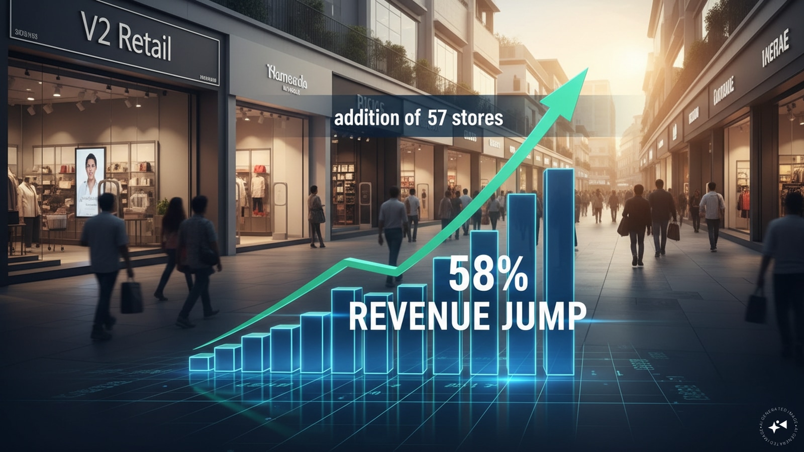 V2 Retail Q1 revenue jumps 58%; adds 57 stores