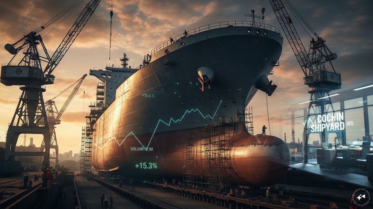 Cochin Shipyard shares fall 4%; OFS opens for non-retail investors today