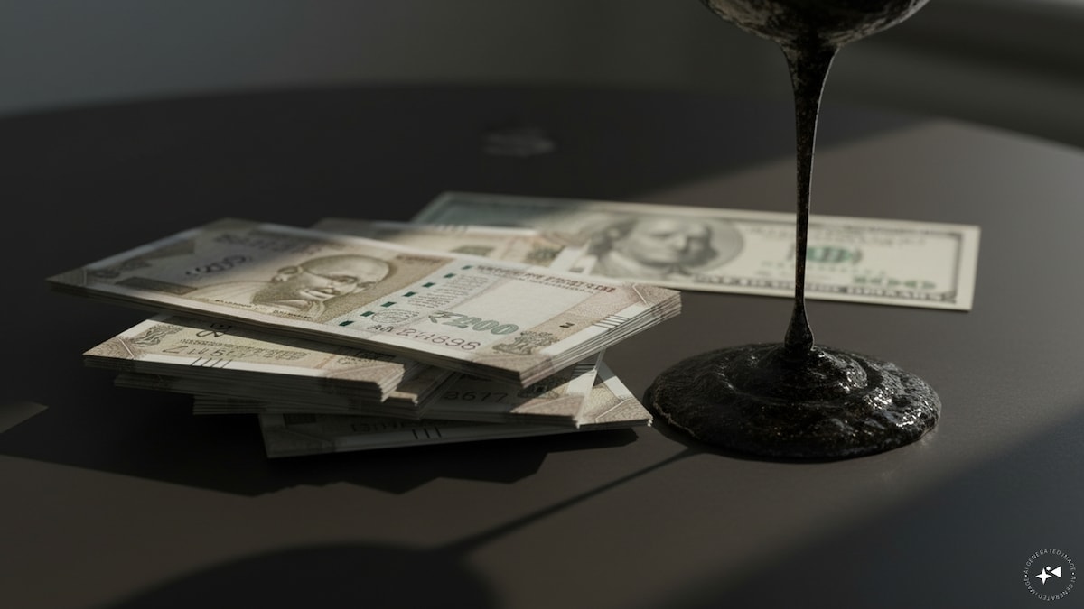 Rupee opens little changed against dollar as higher oil prices weigh on currency