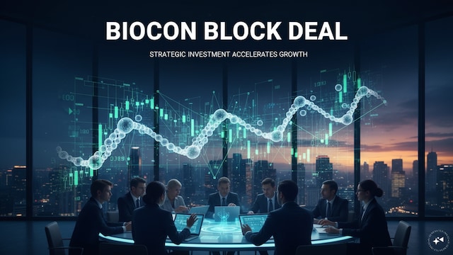 Biocon shares jump 5% after equity worth ₹3,680 crore changes hands in block window deal