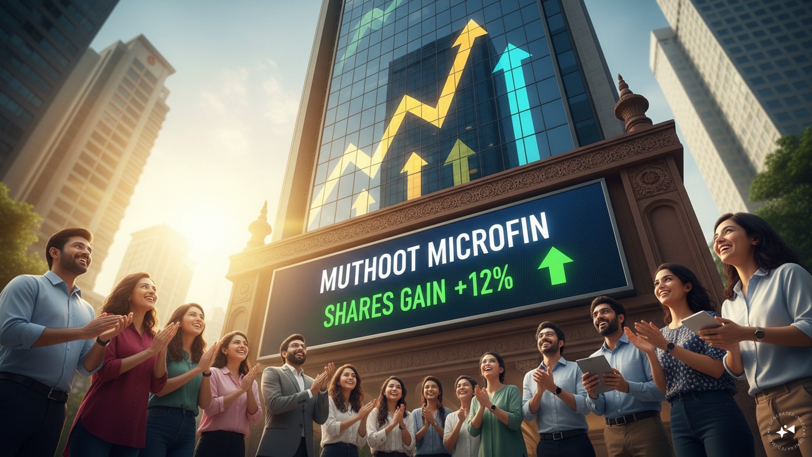 Muthoot Microfin shares jump most in three months after Q1 update sends stock higher by 12%