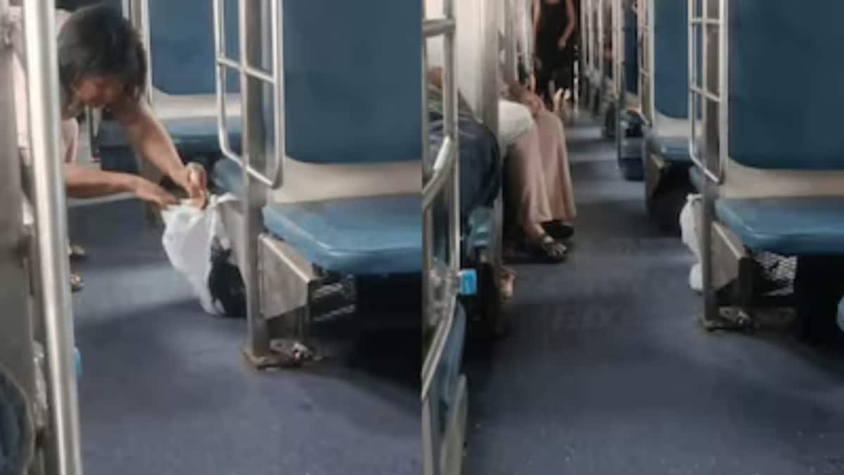 Viral video shows Mizoram-bound train passengers carrying their own trash bags, internet applauds civic sense TV18