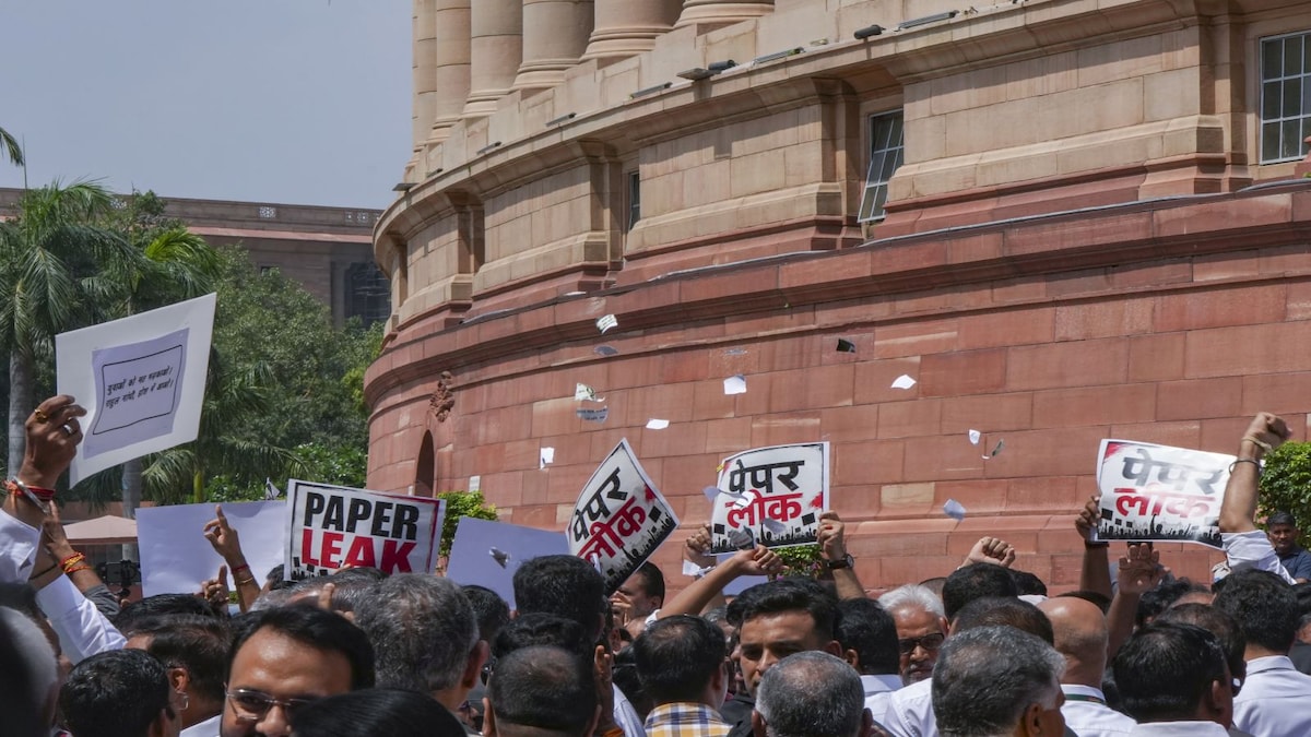 Lok Sabha passes anti-paper leak bill amid uproar over student protests
