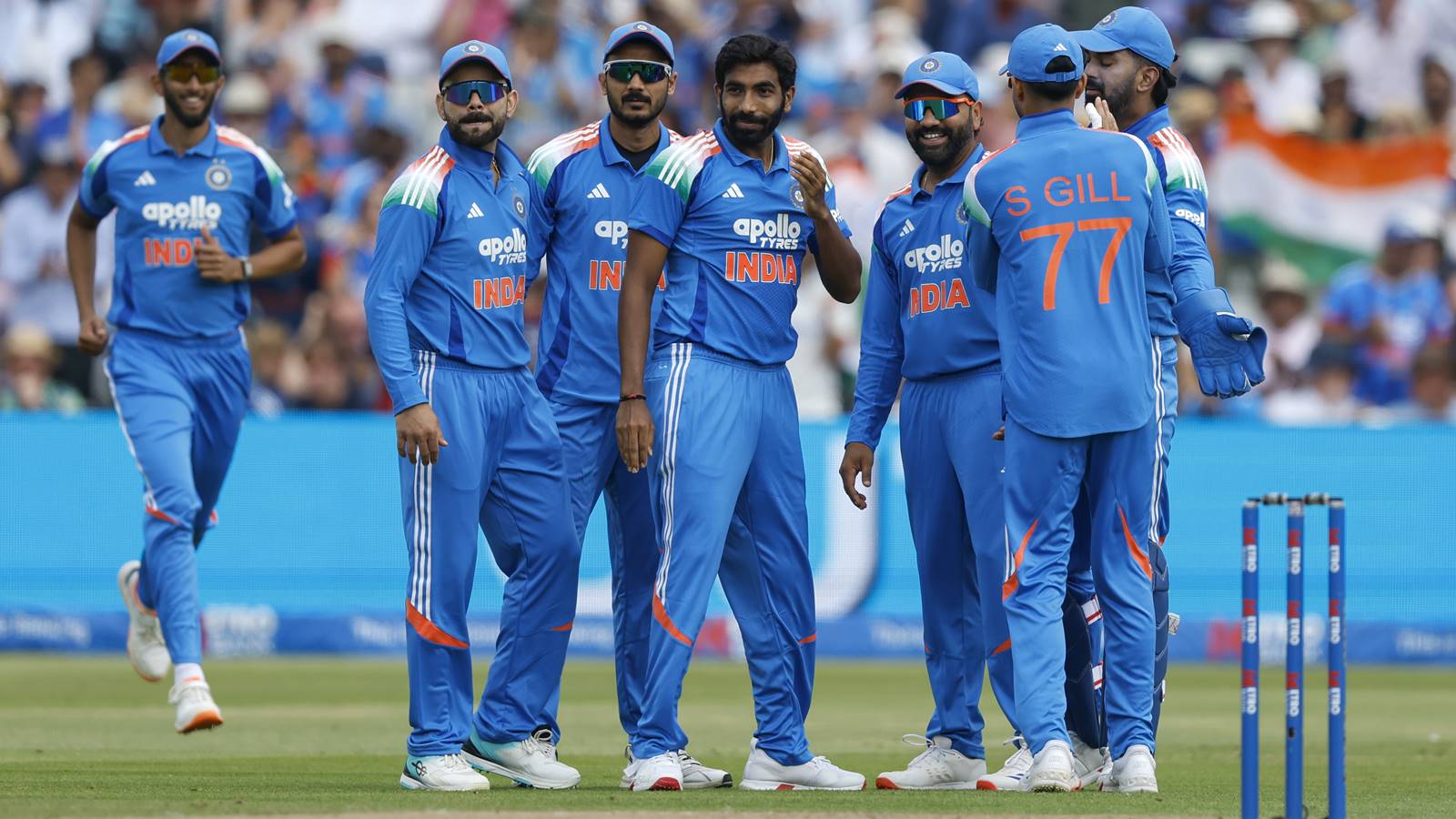 Gill, Axar shine as India beat England by six wickets to take 1-0 ODI series lead