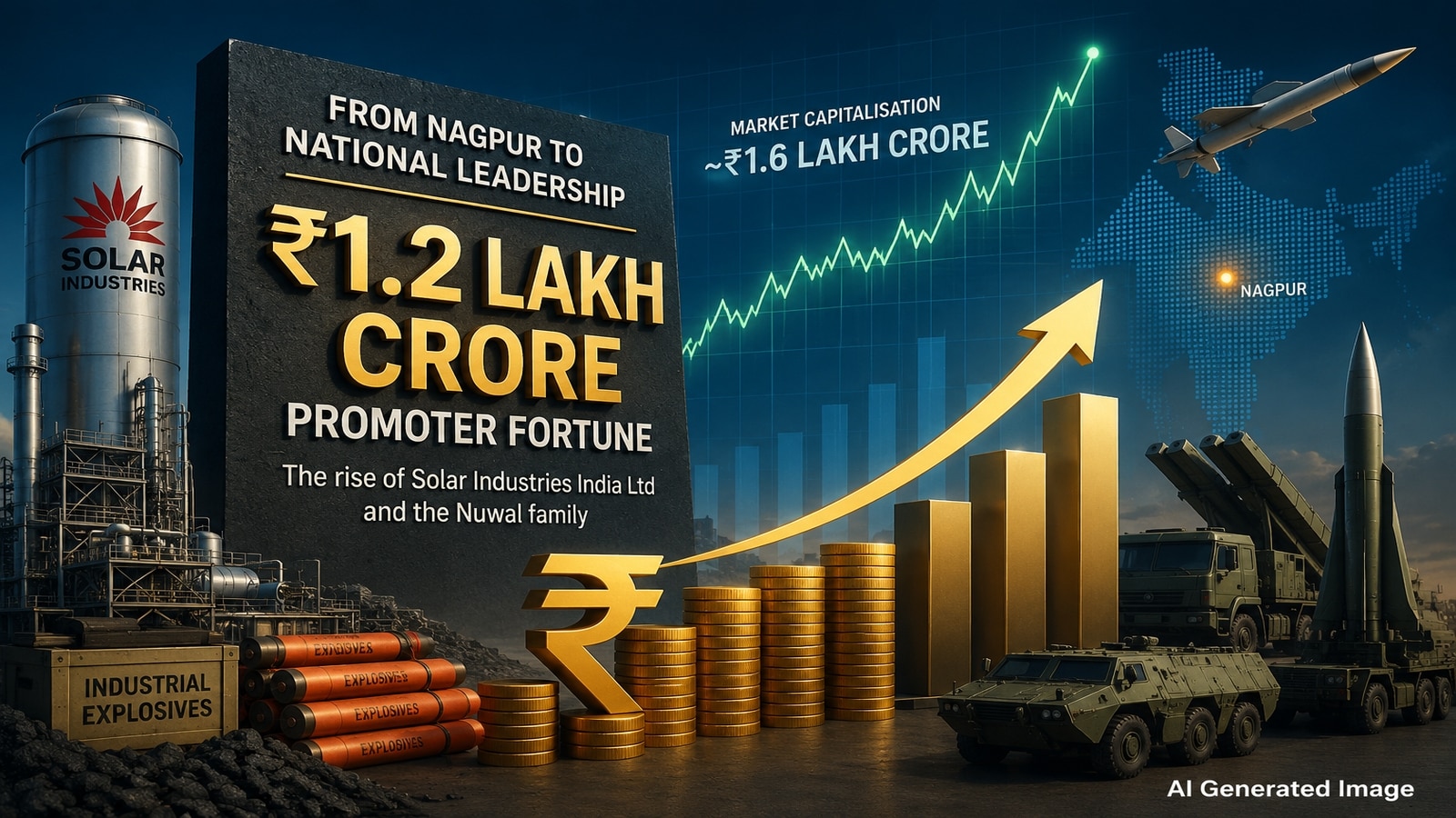 How one defence stock created a ₹1.2 lakh crore fortune for a Nagpur family
