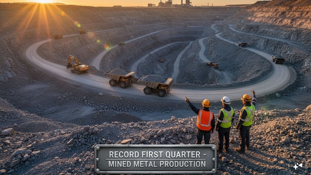 Hindustan Zinc reports highest-ever first-quarter mined metal production Hindustan Zinc reports highest-ever first-quarter mined metal production