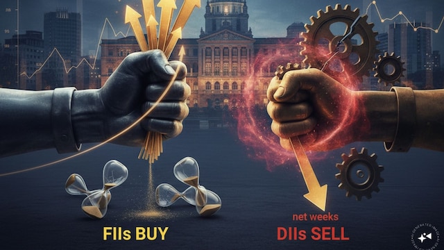 FIIs make a comeback on Dalal Street after four straight days of selling while domestic investors turn sellers