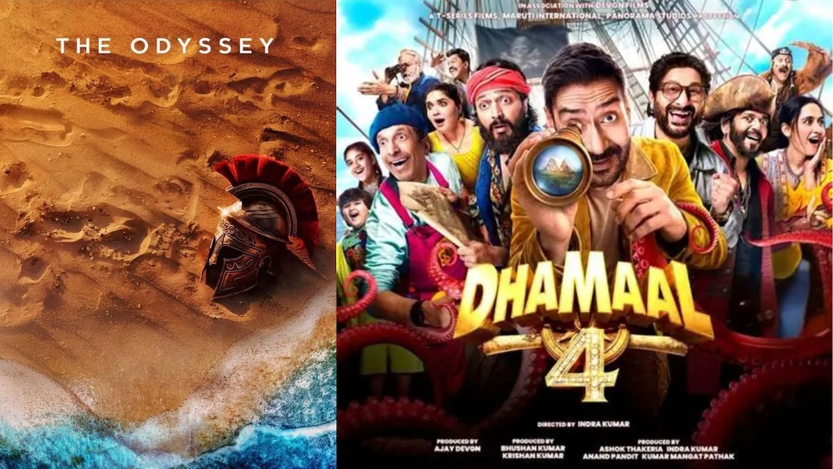 ‘The Odyssey' Vs ‘Dhamaal 4' Box Office Collection: Christopher Nolan's epic dominates as Bollywood comedy stays unshaken