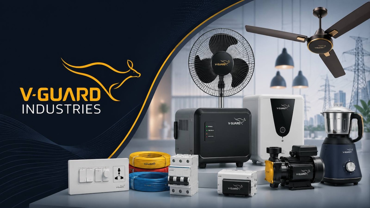 V-Guard shares jump nearly 11% as Q2 profit surges 72% to ₹112 crore