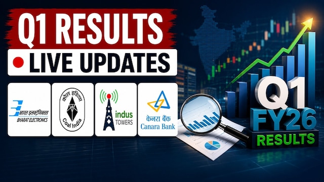 Q1 Results LIVE Updates: BEL, Coal India report today, Multiple banks, NTPC, Kfin react Q1 Results LIVE Updates: BEL, Coal India report today, Multiple banks, NTPC, Kfin react