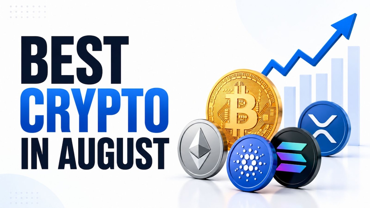 Best-performing crypto in August: Cardano leads with 36% gain, Bitcoin hits $80,000