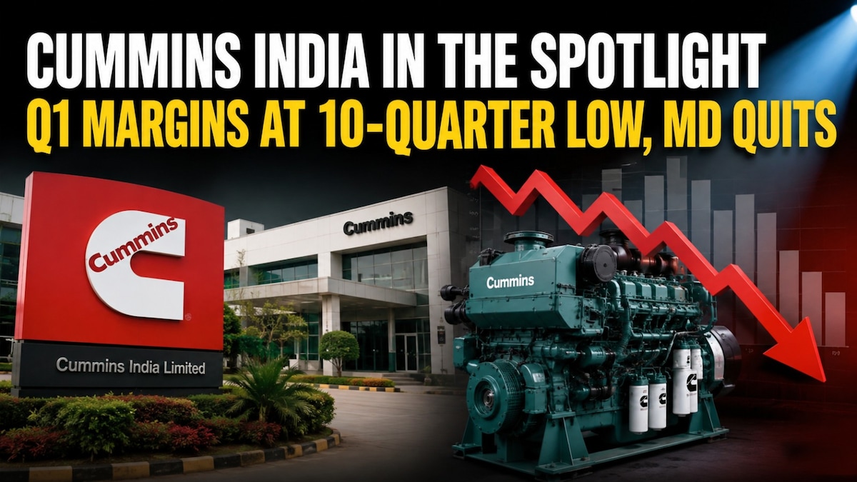 Cummins India shares fall 5% after Q1 margins fall to 10-quarter low, MD quits