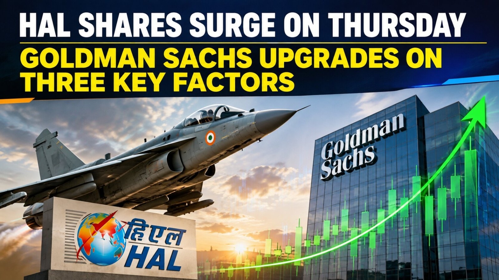 Goldman Sachs upgrades Hindustan Aeronautics to 'buy' from 'neutral', raises target to ₹5,870; shares jump over 5% on improved Tejas Mk1A execution outlook