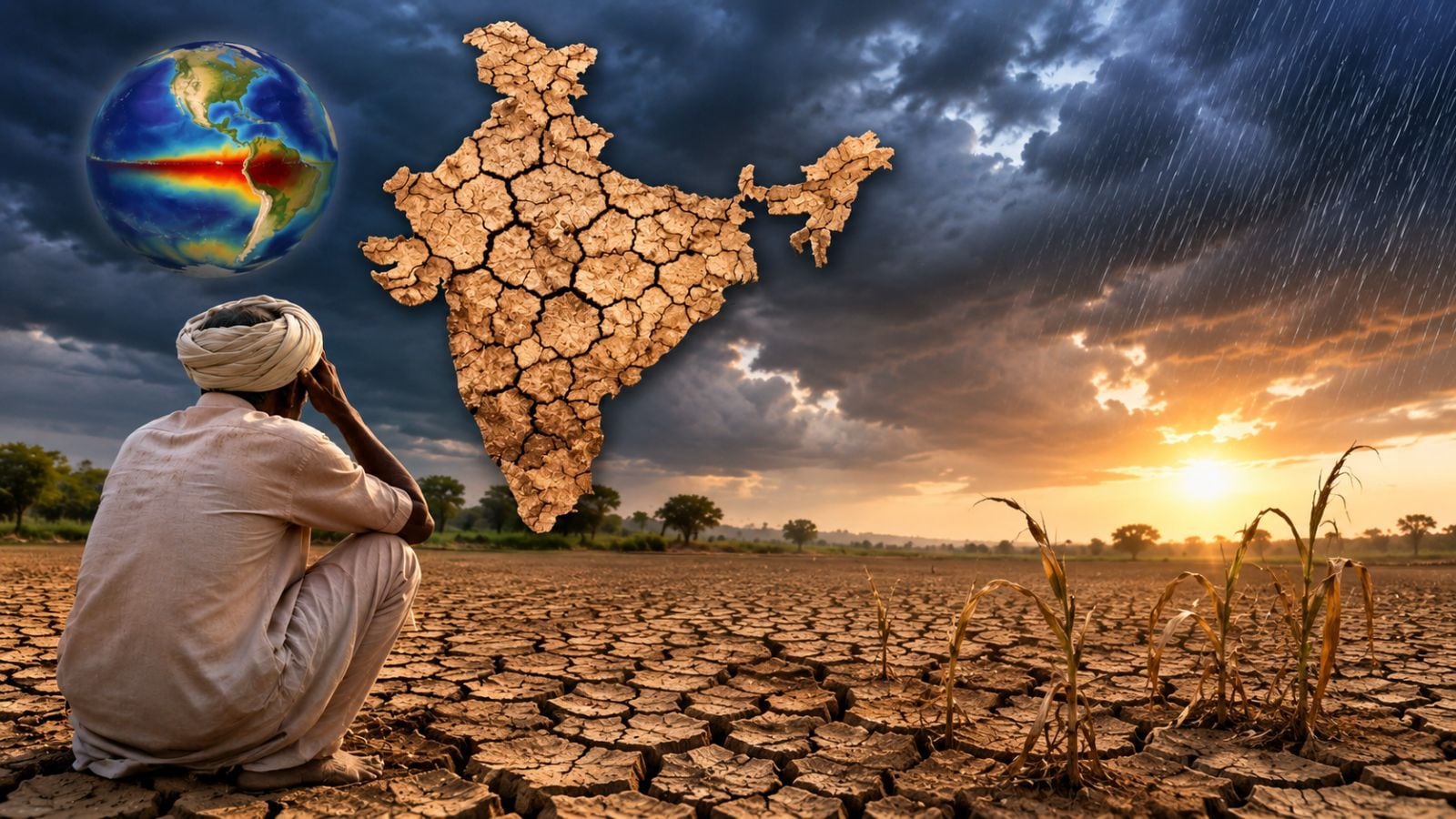 Skymet raises India drought risk to 70%; sees GDP impact of up to 1% - CNBC  TV18