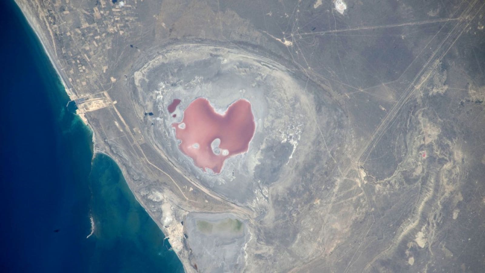 Why That Viral Heart Shaped Lake Photo From Space Actually Matters