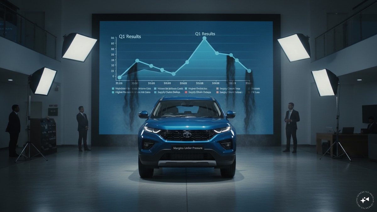 Tata Motors PV shares in focus after mixed Q1; higher costs, FX loss drag margins