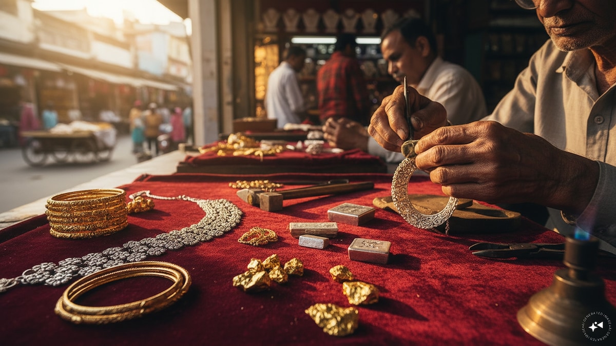 Photo: cnbctv18.com Gold, silver prices under pressure in India: What is driving the fall - CNBC TV18