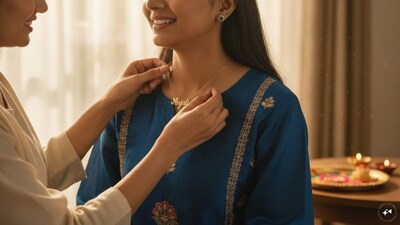 Personalised Jewellery: Jewellery remains a popular Raksha Bandhan gift, especially when it carries a personal touch. Instead of choosing a generic present, consider a name necklace, initial pendant, birthstone bracelet or a simple pair of earrings. A personalised piece can feel more meaningful and is something she can wear long after the festival. (Image: AI-Generated)