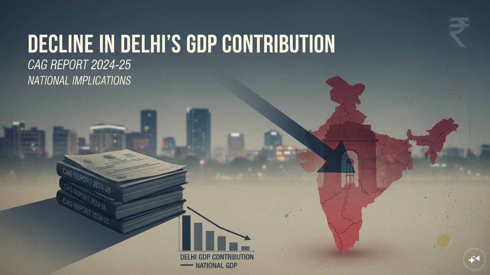 CAG report for 2024-25 indicates decline in Delhi's contribution to national GDP