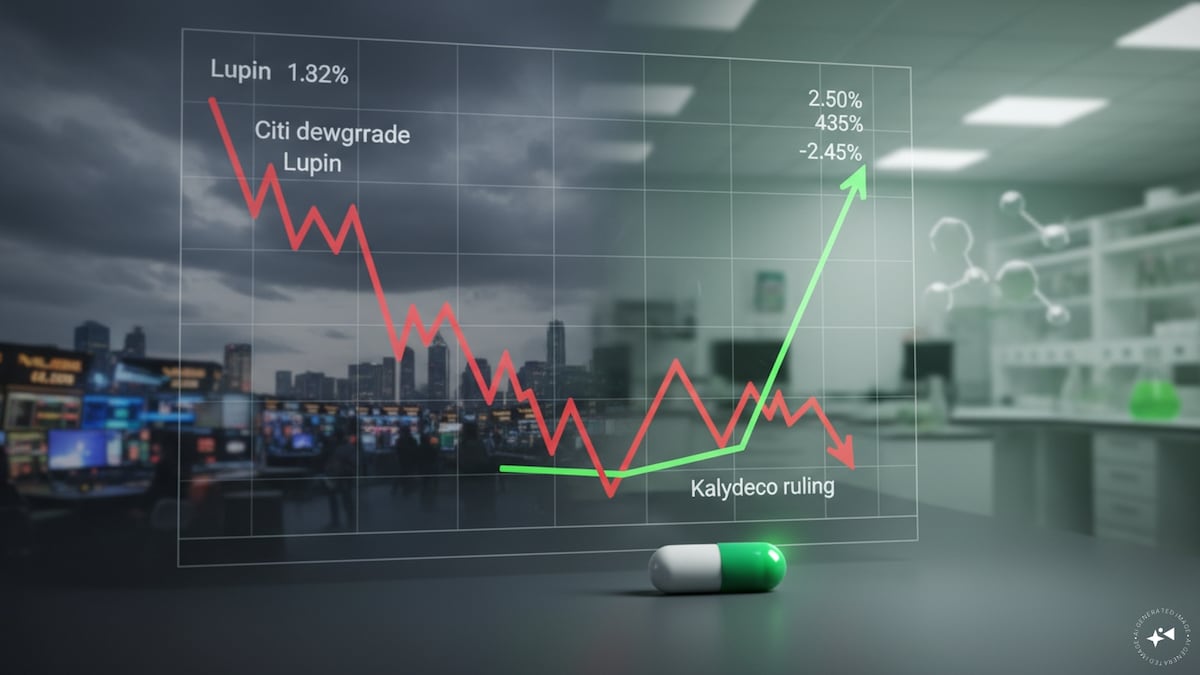 Lupin share price: Citi downgrades to 'Sell', cuts target; Bernstein sees Kalydeco ruling as key positive - CNBC TV18