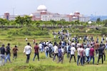 Jharkhand student protest: Tear gas to water cannons, 10 pictures show tense scenes from Ranchi march Jharkhand student protest: Tear gas to water cannons, 10 pictures show tense scenes from Ranchi march