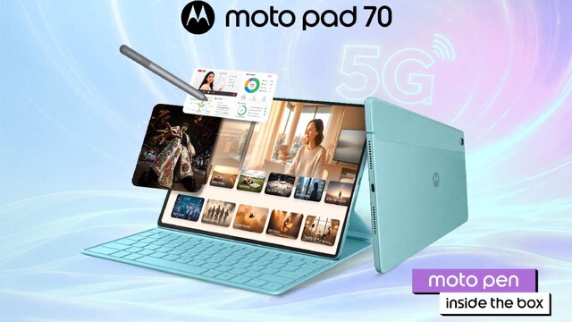 Motorola launches Moto Pad 70 5G in India: Price, specifications and availability