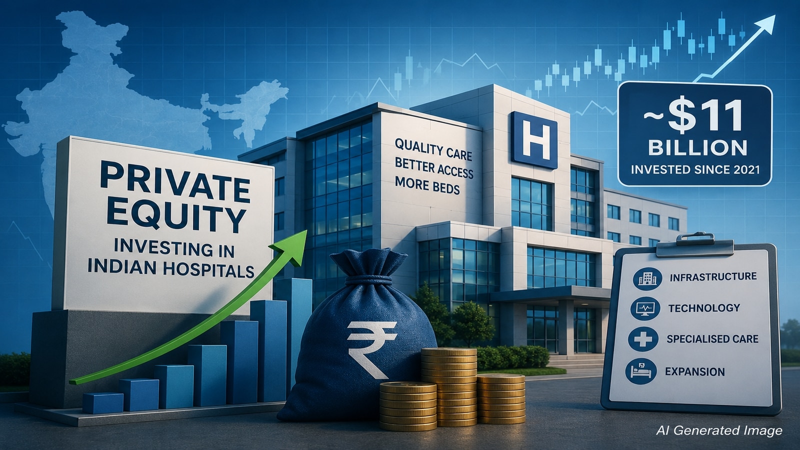 Why private equity is pouring billions into Indian hospitals — and what policymakers are worried about