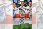 Watch: Russian cosmonauts hold tricolour, wish India on Independence Day Watch: Russian cosmonauts hold tricolour, wish India on Independence Day
