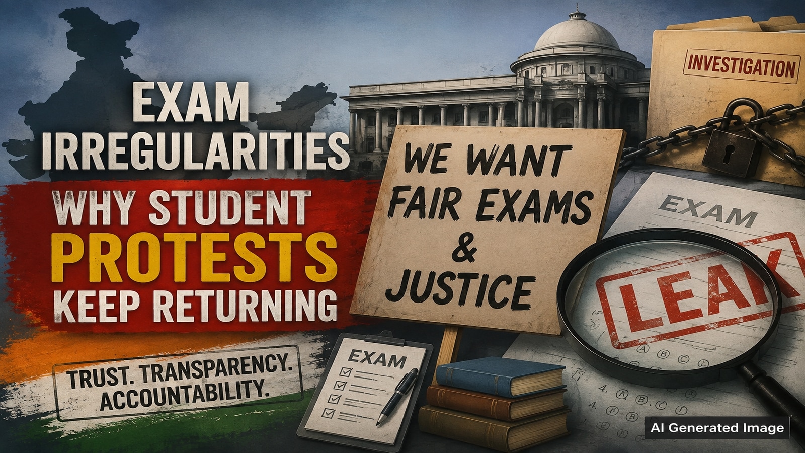 Why paper leaks and exam controversies keep bringing India's students to the streets