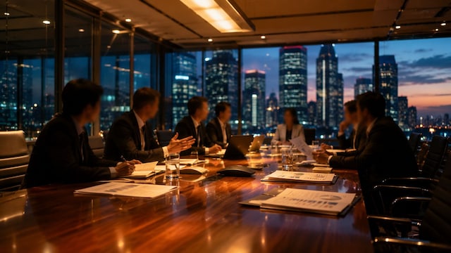 AI generated board room 