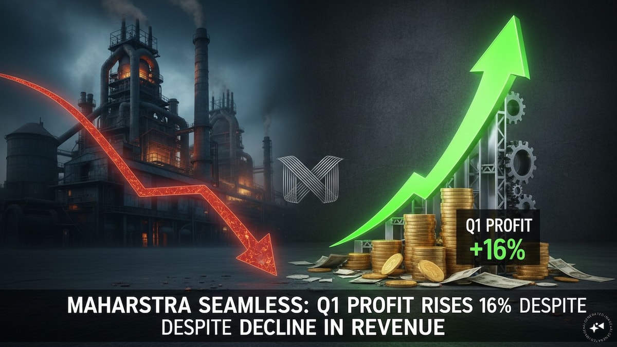 Maharashtra Seamless posts 16% rise in Q1 profit; revenue slips 5%