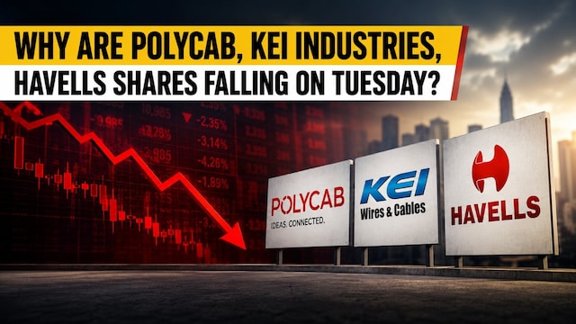 Polycab, KEI Industries, Havells shares fall up to 6% due to India's largest cement company; Here's why Polycab, KEI Industries, Havells shares fall up to 6% due to India's largest cement company; Here's why