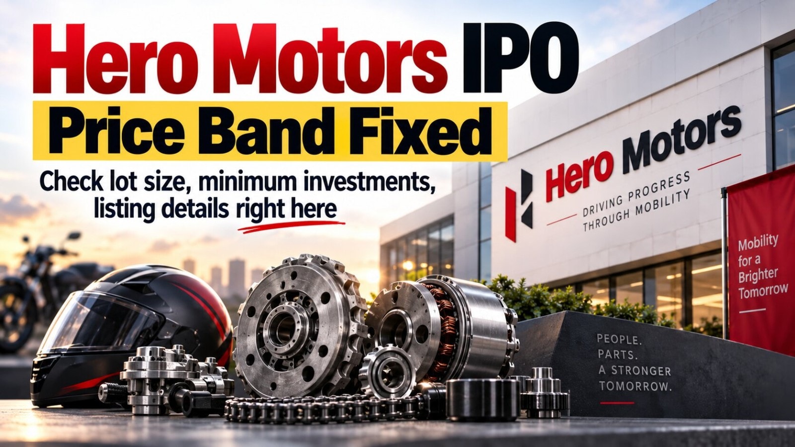 Hero Motors fixes price band for ₹1,000 Crore IPO; Check all the other details here