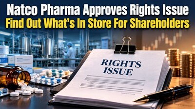 Natco Pharma Approves ₹1,279 Crore Rights Issue: Dates, Price, Entitlement Revealed!