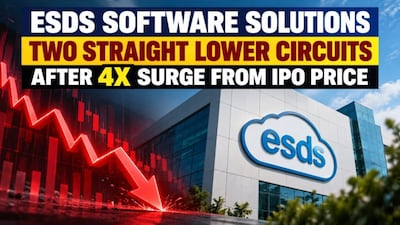 ESDS Software Plunges 5% for Second Day: What's Driving the Stock's Decline?