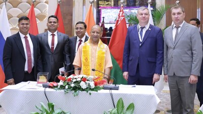 CM Yogi Invites Global Investment: Mobiles to Defence, Pharma to Agriculture