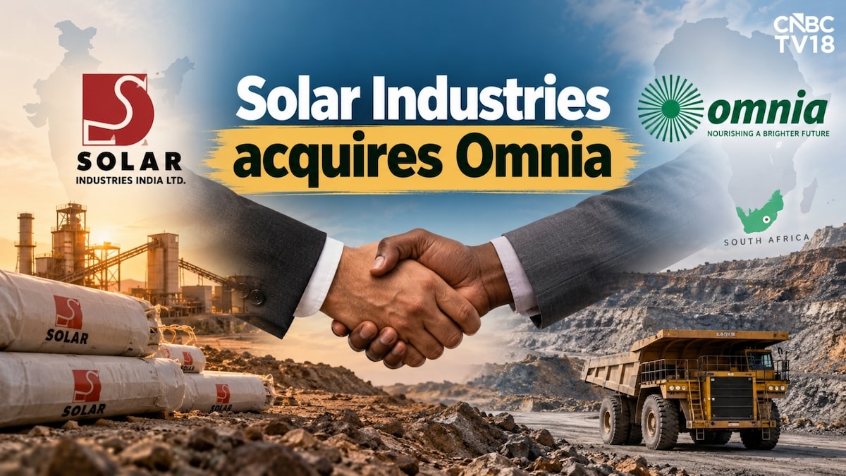 Solar Industries shares fall over 6% after ₹12,951 crore acquisition; Goldman Sachs sees 19%