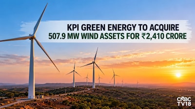 KPI Green Energy Soars on ₹2,410 Crore Wind Energy Acquisition; Shares Gain Fourth Day