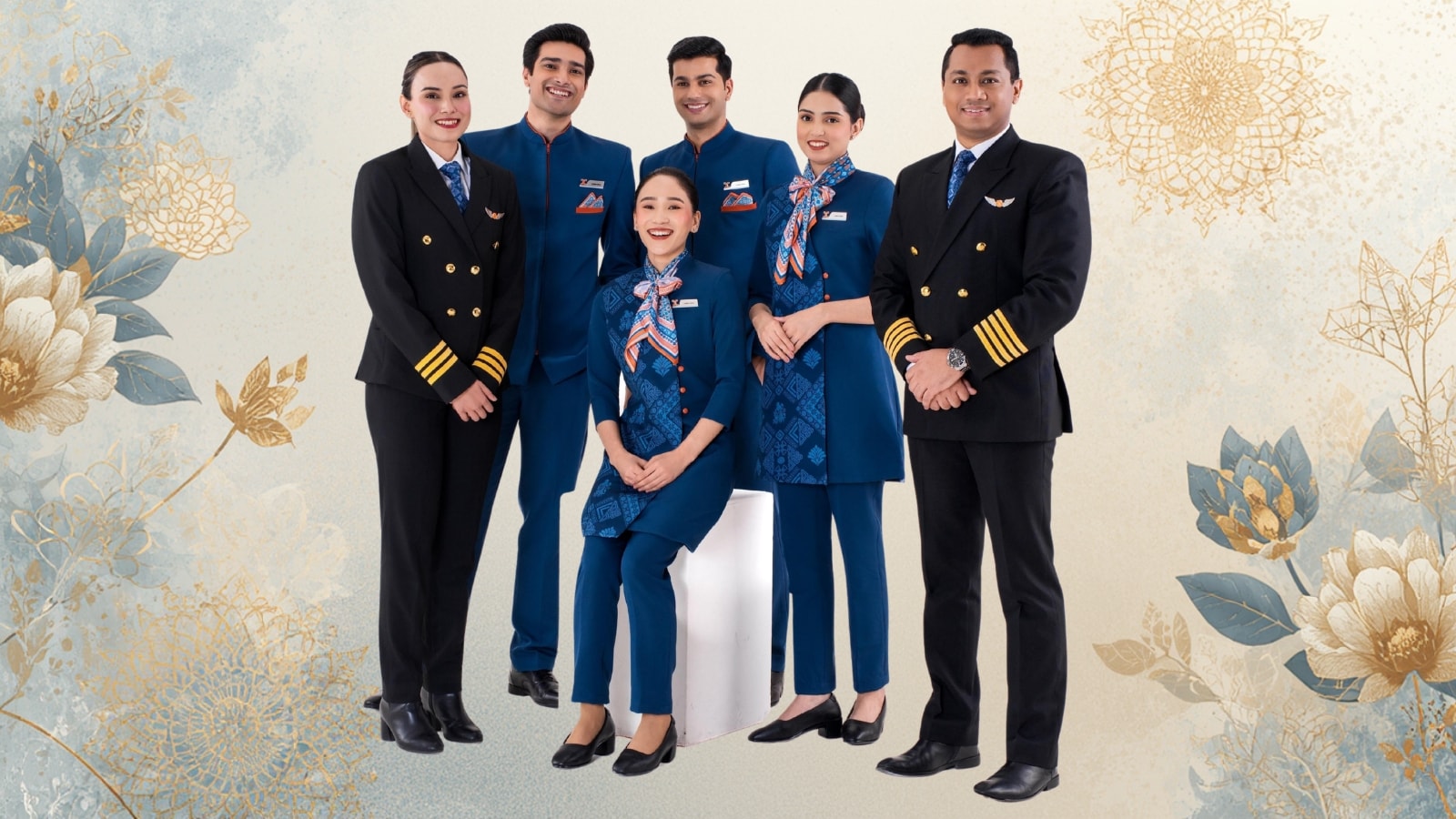 air india dress designer Express rolls out new uniforms inspired by Kanjeevaram, Patola and Bagh weaves Size:5XL/6XL Size Guide: F122OT6425 One-Shoulder Midi Dress - Dress code