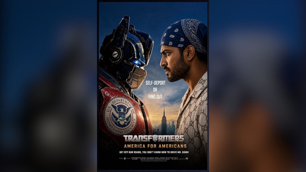 Homeland Security uses 'Transformers' imagery to target 'Mr Singh' in self-deportation campaign