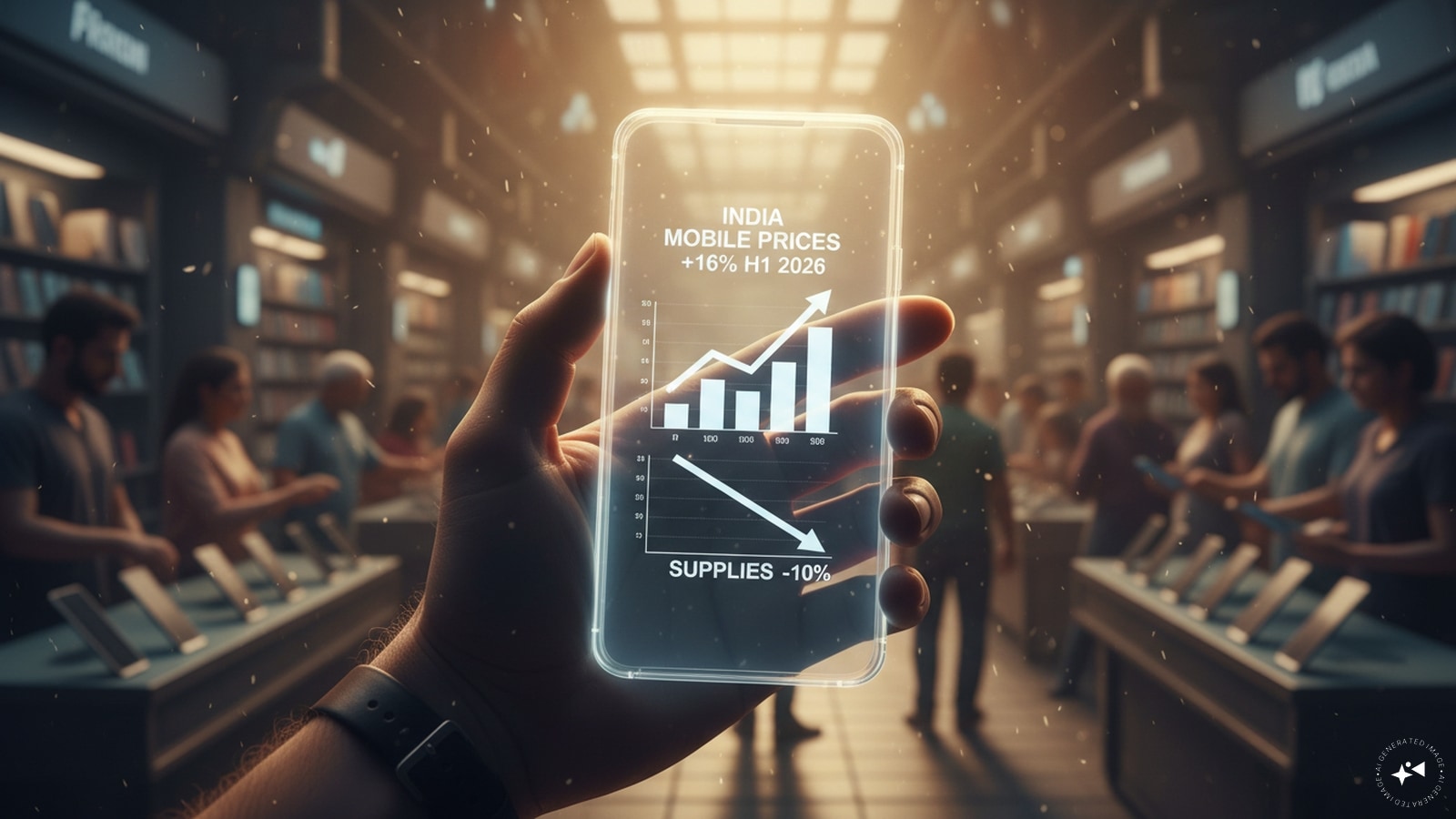 Mobile phone price up 16% in India in first half of 2026, supplies to dip in double digits