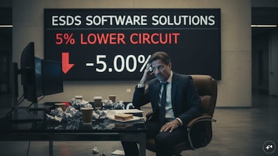 ESDS Software Shares Plunge 5% After Q1 Profit Halves, Revenue Drops 20%