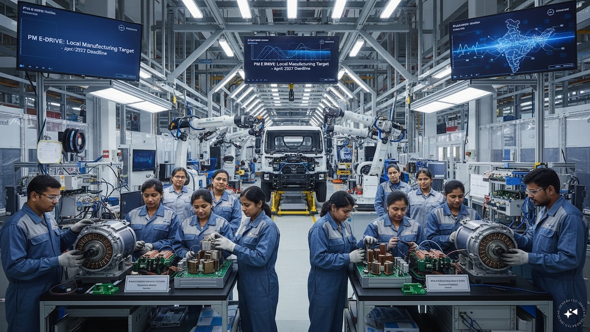 India gives e-truck makers till April 2027 to build motors and controllers at home
