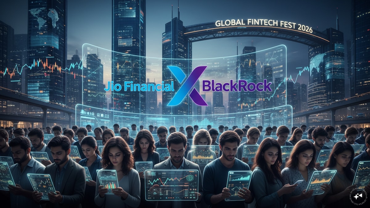 Global Fintech Fest 2026: Jio Financial targets 100 mn customers in a year, plans stock broking launch with BlackRock