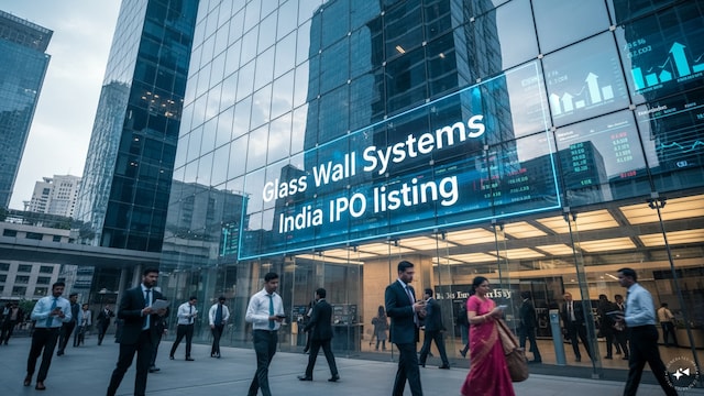 Glass Wall Systems India shares list at a small premium to their issue price Glass Wall Systems India shares list at a small premium to their issue price