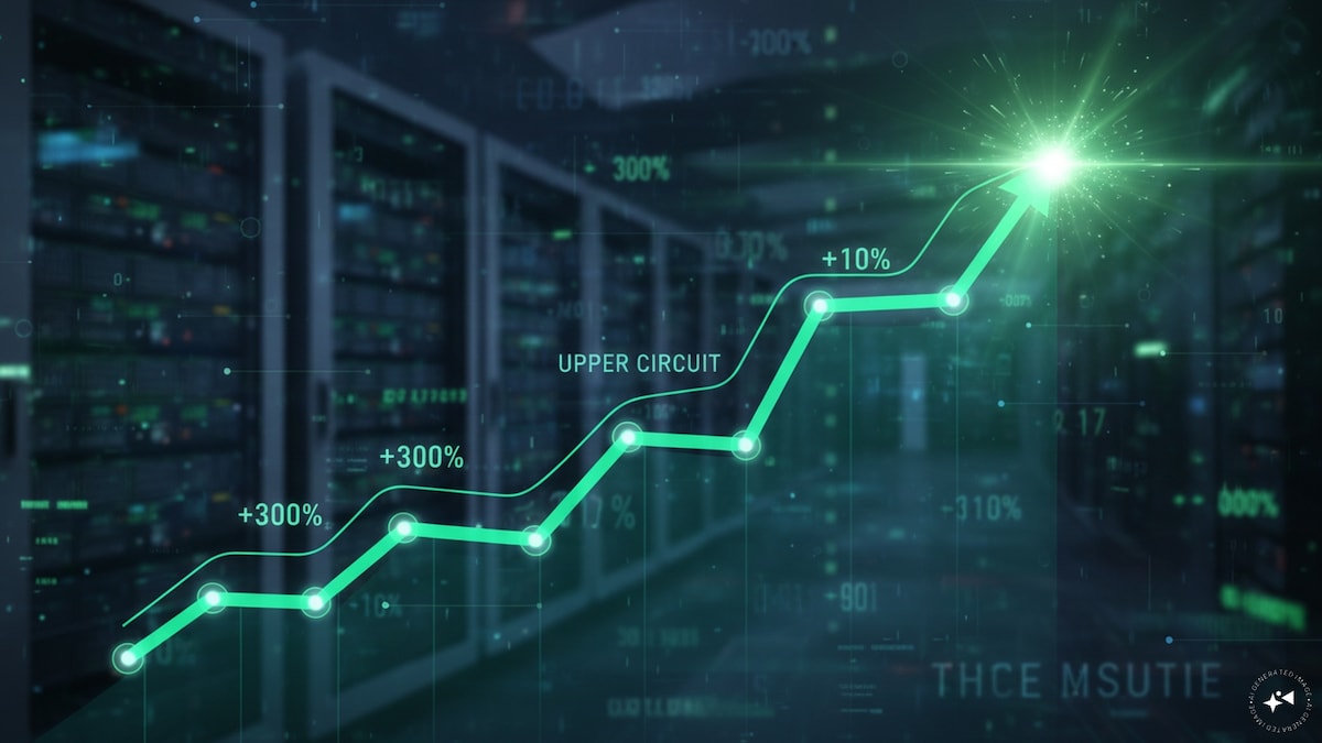 Stock jumps 300% in six sessions: Another 10% upper circuit for ESDS Software shares