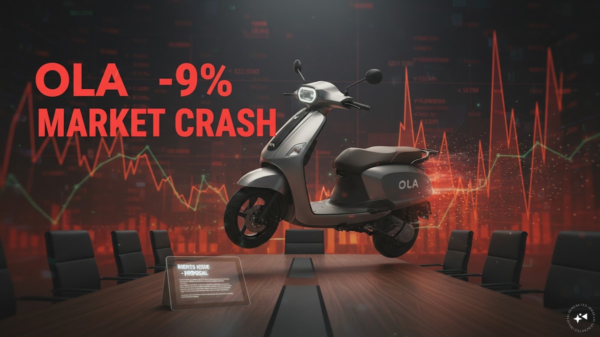 Ola Electric shares fall 9% after four-session rally; board to consider rights issue